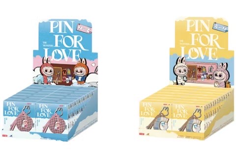 Labubu The Monsters Pin for Love Series – Pop Mart Blind Box